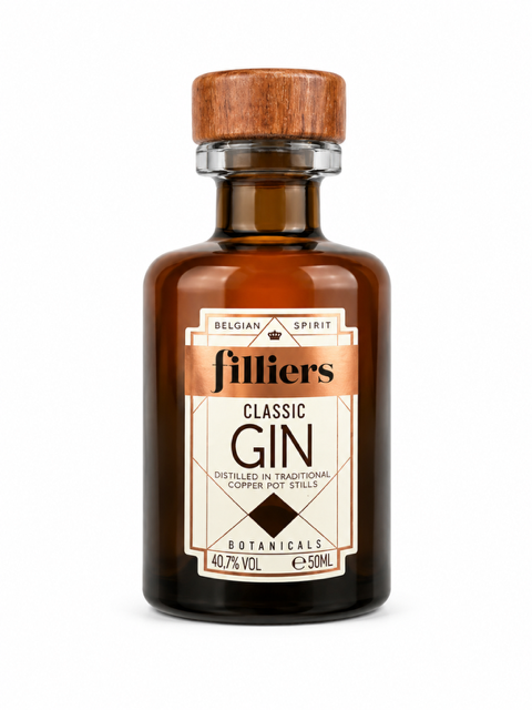 Filliers, Filliers Dry Gin 28 MINI, Belgique, 0,05 Gin