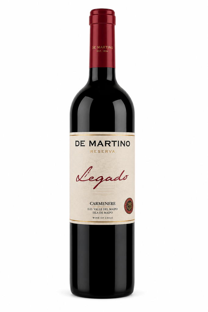 De Martino Estate, Legado Carménère, 2022, D.O Valle del Maipo, Chili, 0.75 Rouge