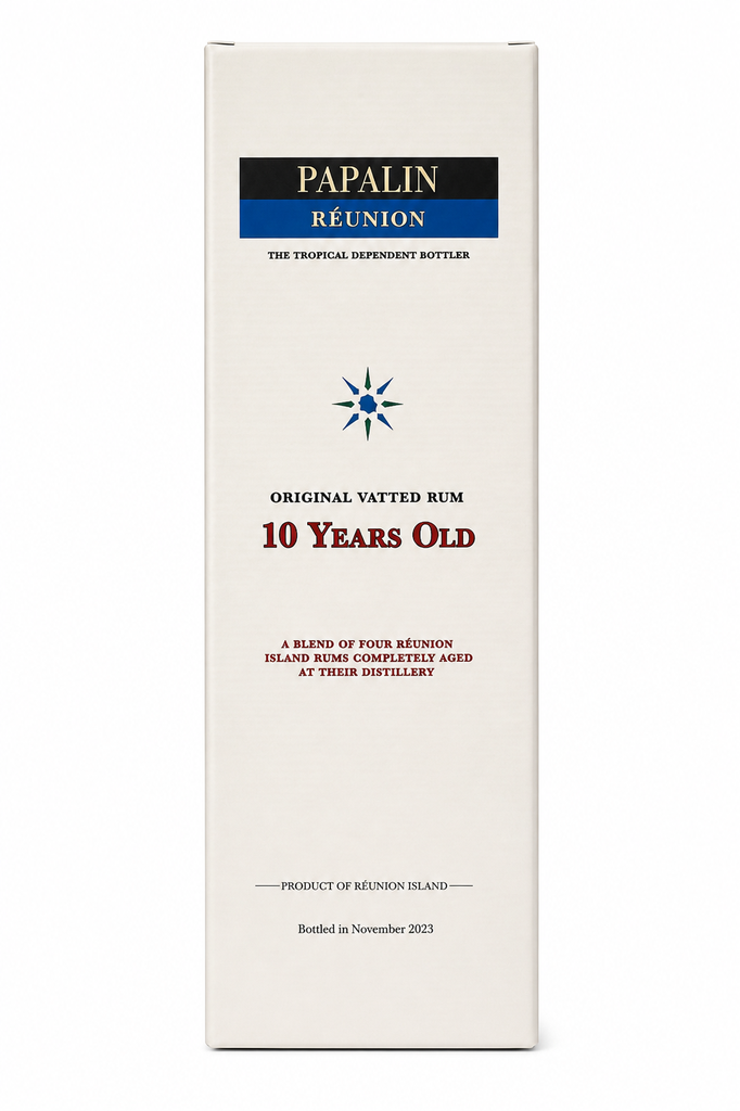 PAPALIN, 10 Years Old, Vatted Rum, La Réunion, 0.70 Rhum/Rum/Ron 50.0°