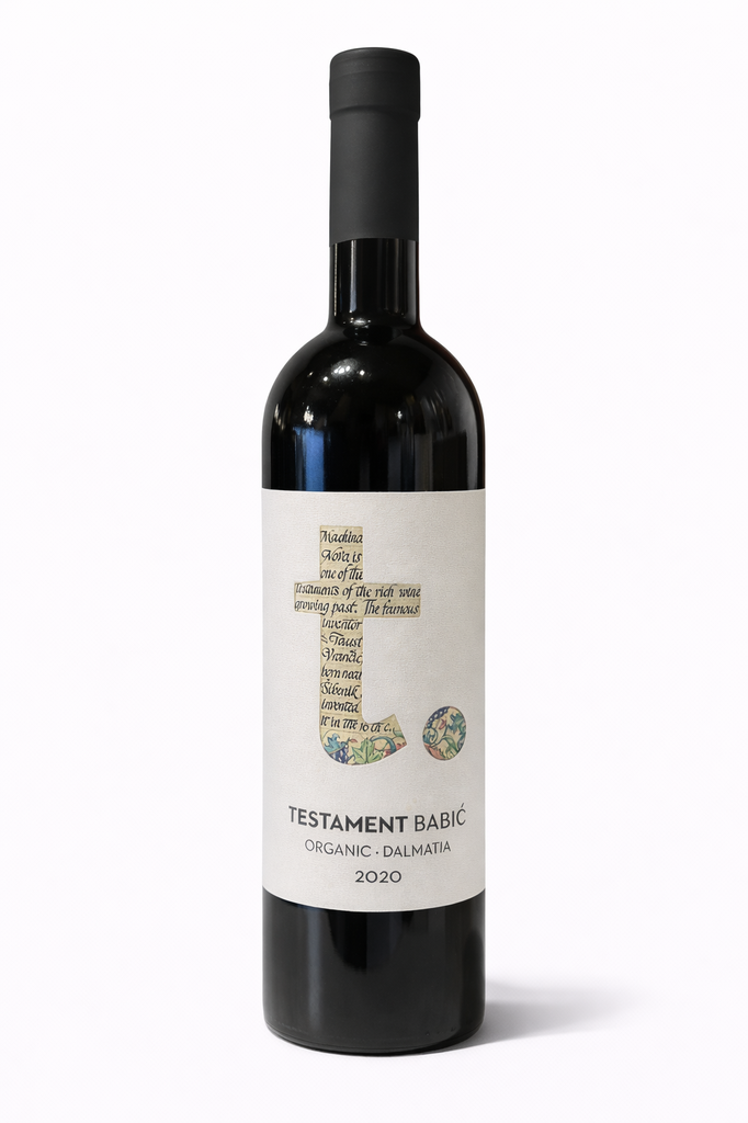 Testament Winery, Babic, 2020, Croatie, 0.75 Rouge