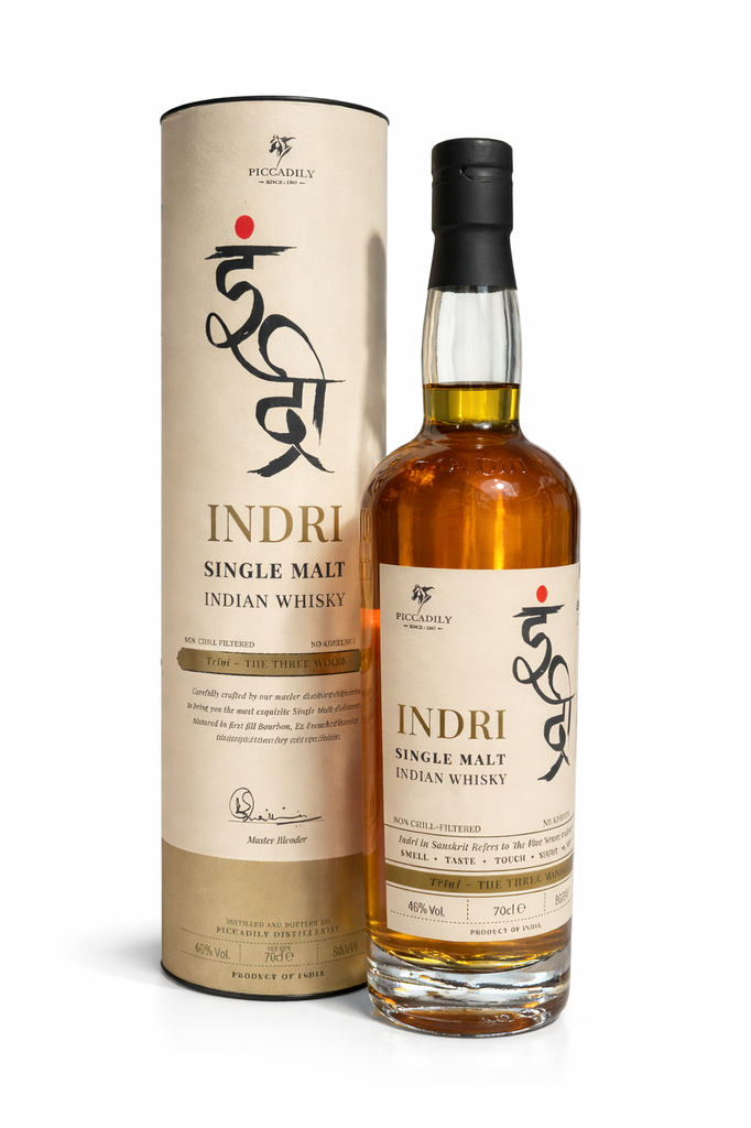 Piccadily Distillery, Indri - Trini, N.V., Single Malt Indian Whisky, Inde, 0.70 Whisky/Whiskey