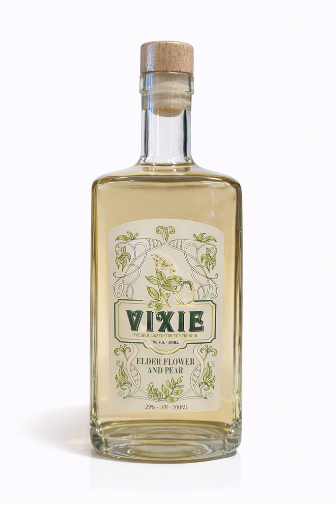 Vixie, Elderflower &amp; Pear, N.V., Belgique, 0.5 Liqueur