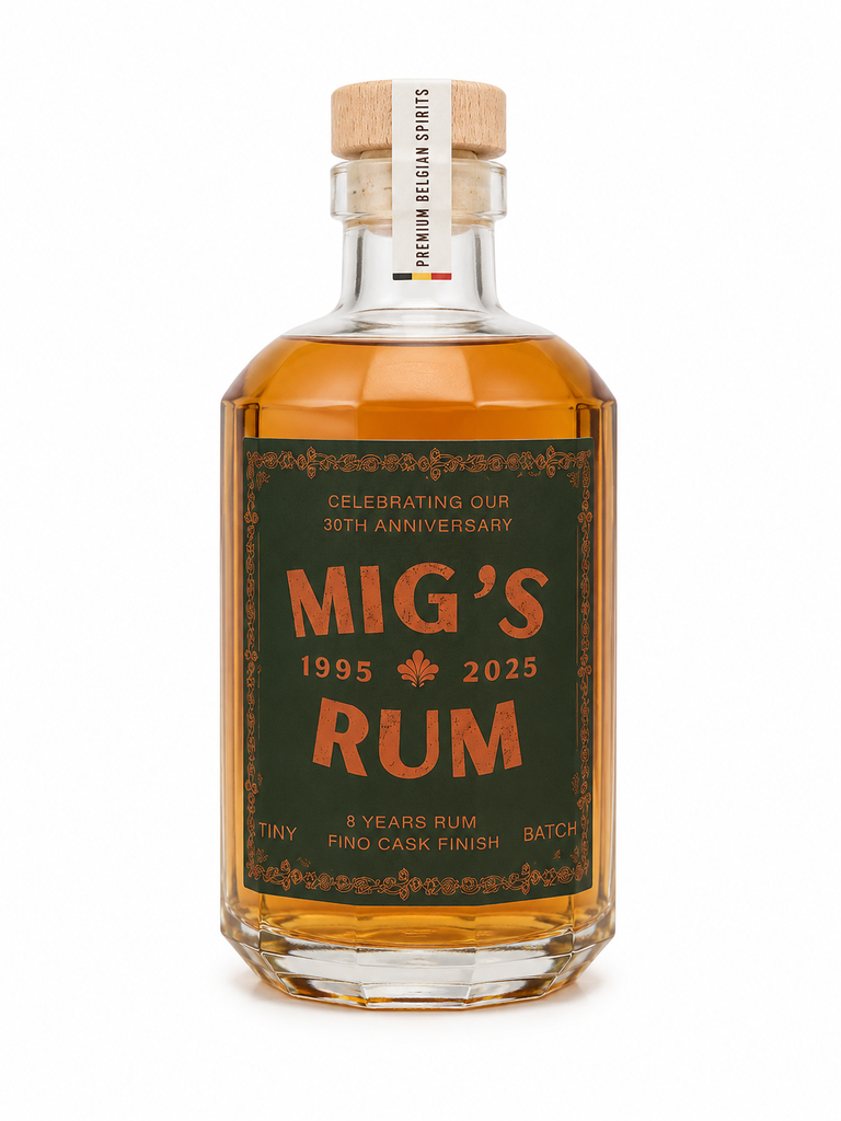 GhoST IN A BOTTLE, Mig's 30th Anniversary Rum - Fino cask Finish, N.V., Belgique, 0.70 Rhum/Rum/Ron
