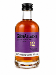 [SCSGLENXX2606] GLENALLACHIE, 12 ans - mini, Single Malt Scotch Whisky, Ecosse, 0,05 Whisky/Whiskey 46.0°
