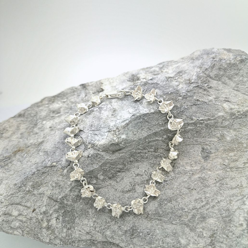 Coquelicots - Bracelet articulé fleurs