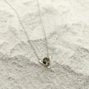 Verre et argent - Pièce unique - Pendentif S