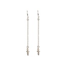 Mijn tempel, Mijn ziel - Vloeiende oorbellen op symmetrisch draad - Beneden