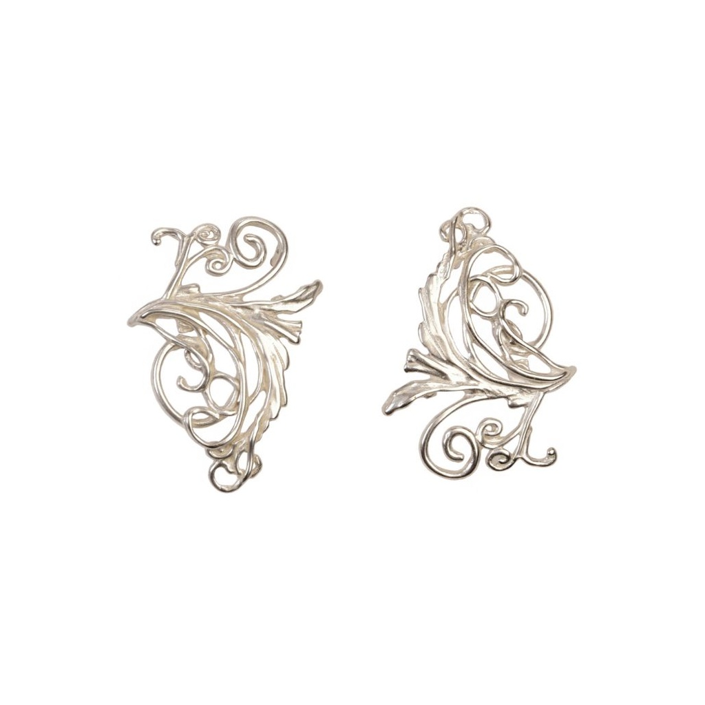 Situatie verfijnen - Eenvoudig kant - Oorstekers XL