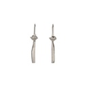 Klaproos - Klaproos met steel - Oorbellen op lange draad