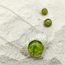 Verre et argent - Pièces uniques - Parure - Voyage dans la nature 3