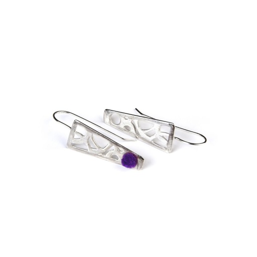 Doorzichtigheid - Oorbellen op draad