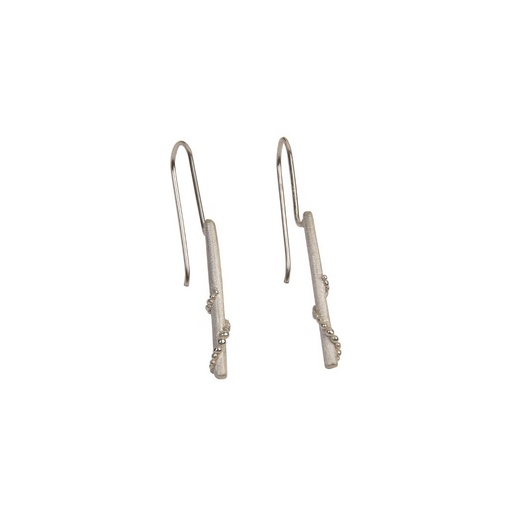 Spoortje waanzin - Oorbellen op lange staaf M