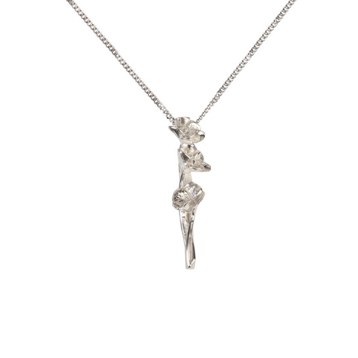 Coquelicots - Pendentif fin 3 fleurs