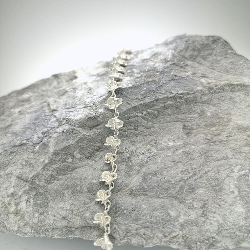 Klaproos - Gelede armaband  - Bloemen