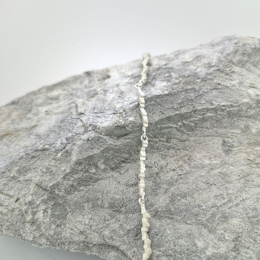 Ronduit - Gelede strook armband